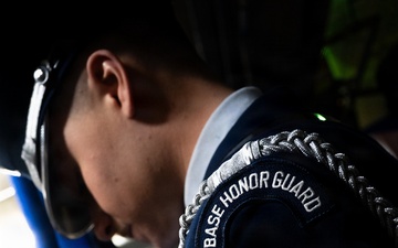 F.E. Warren AFB Honor Guard Performs at a Colorado Eagles Game