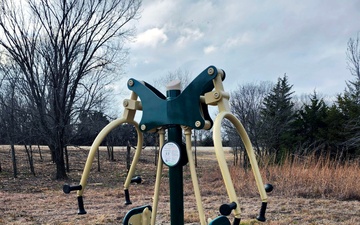 Kaw Lake recreaation enhanced with new fitness trail