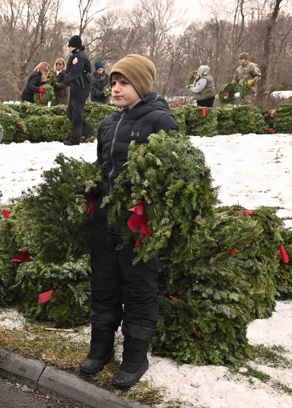 104th Fighter Wing Returns to Veterans Cemetery