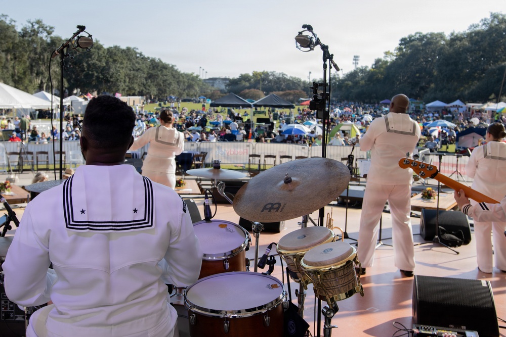 Navy Band Southeast's VIP Jazz Combo Performs at Savannah Jazz Festival