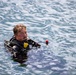 U.S. Navy and Panamanian services dive together during a Salvage Exercise