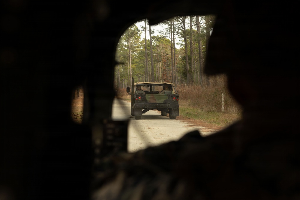 Headquarters and Service Battalion Motor Transportation Field Exercise