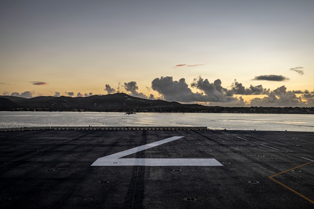 USS Iwo Jima Departs St. Croix, U.S. Virgin Islands