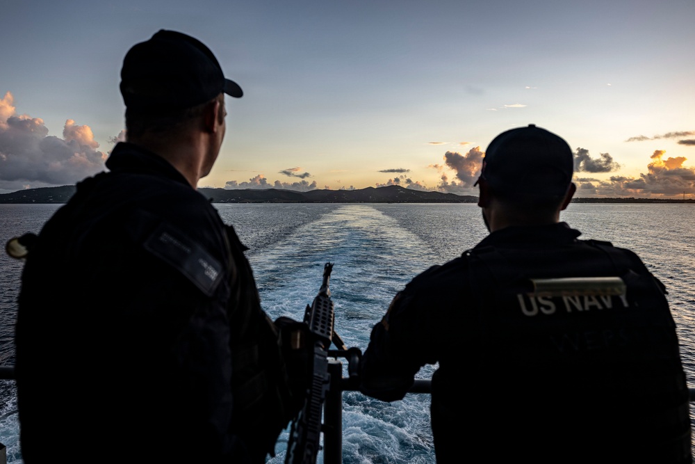USS Iwo Jima Departs St. Croix, U.S. Virgin Islands