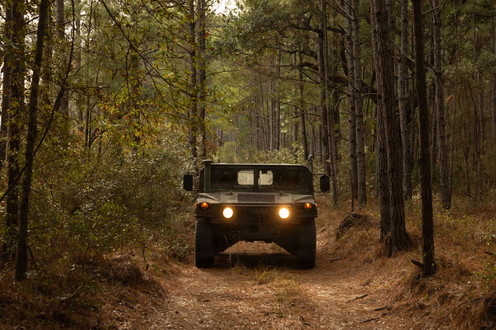 Headquarters and Service Battalion Motor Transportation Field Exercise
