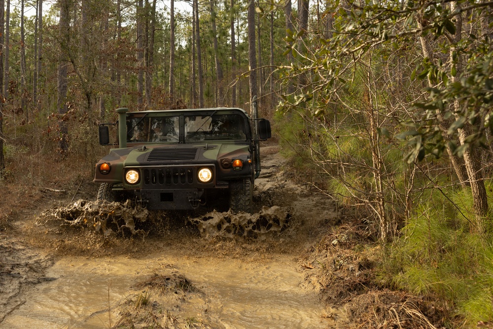 Headquarters and Service Battalion Motor Transportation Field Exercise