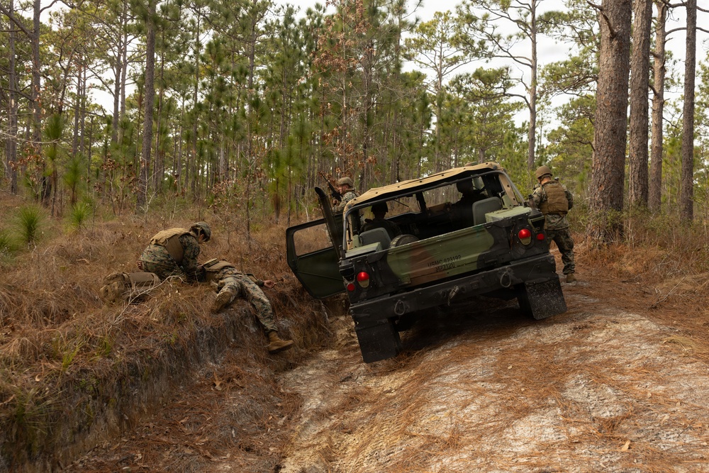 Headquarters and Service Battalion Motor Transportation Field Exercise