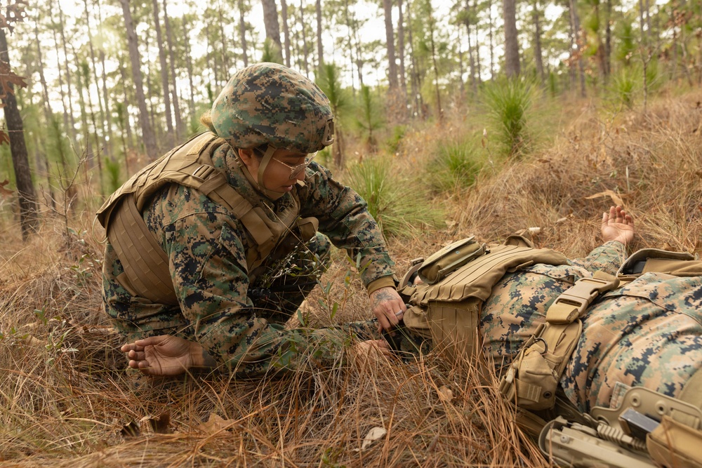 Headquarters and Service Battalion Motor Transportation Field Exercise