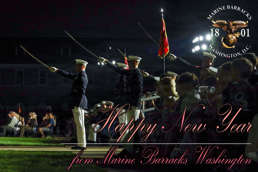 Marine Barracks Washington Celebrates the New Year