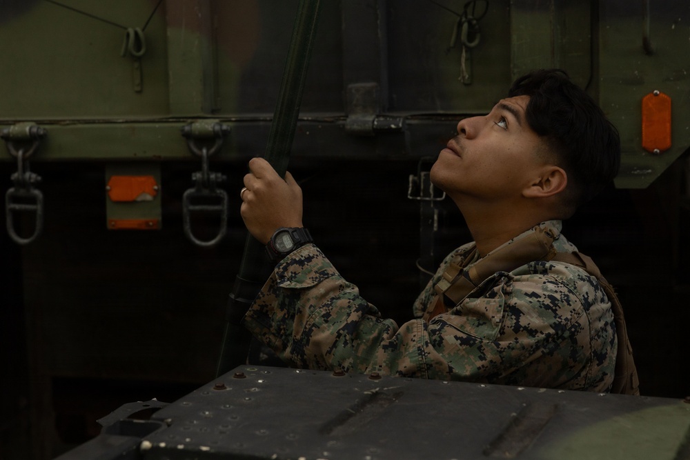 Headquarters and Service Battalion Motor Transportation Field Exercise