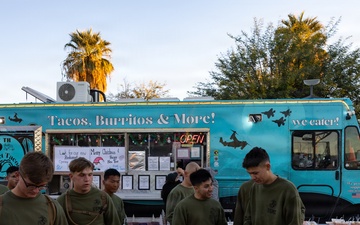 The Combat Center participates in a holiday motivational run