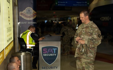 JBSA Military Trainees depart for 2025 Holiday Exodus