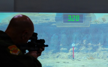 Luke Leadership tests Virtual Range Simulator