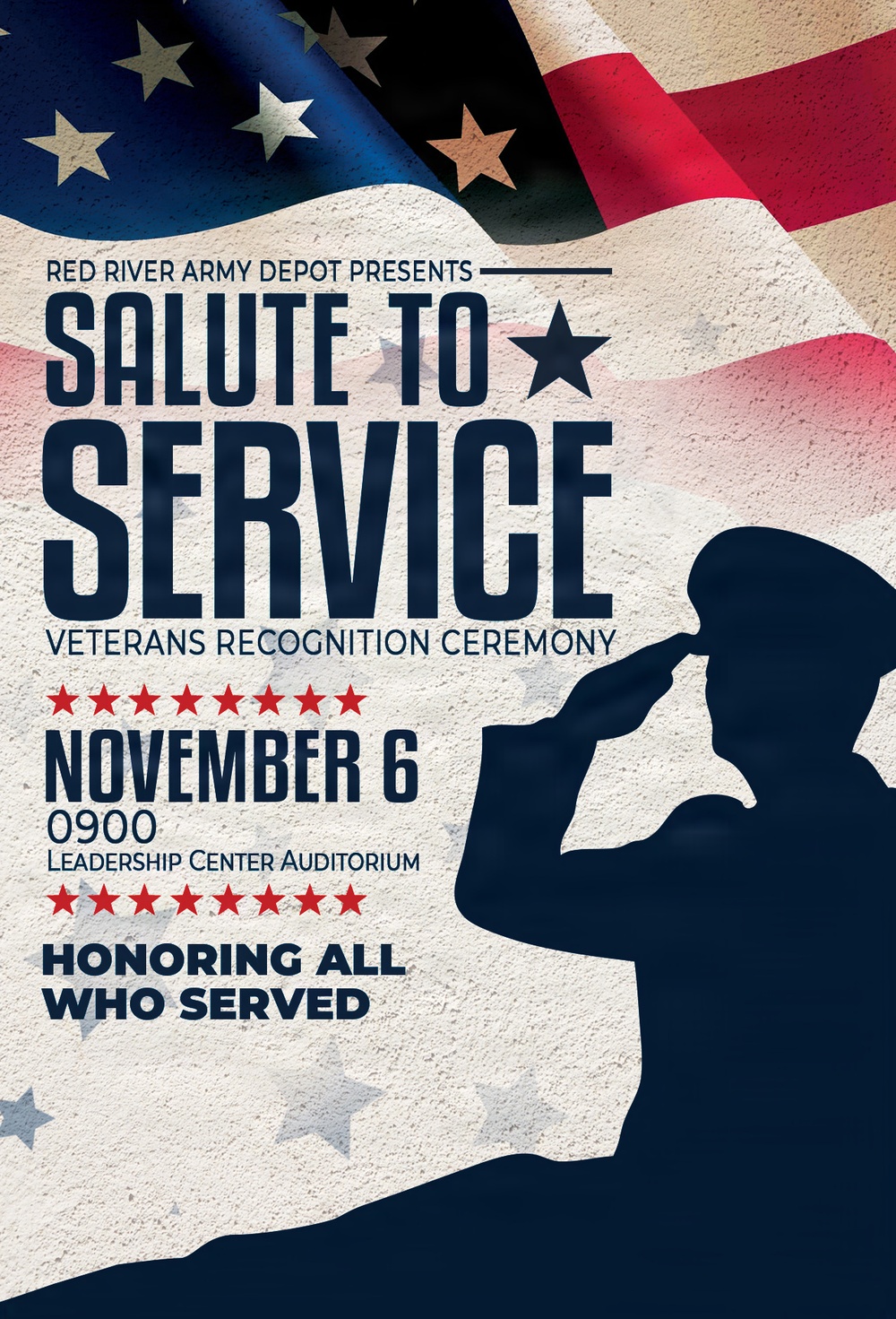 Red River Army Depot Salute to Service – Veterans Recognition Ceremony