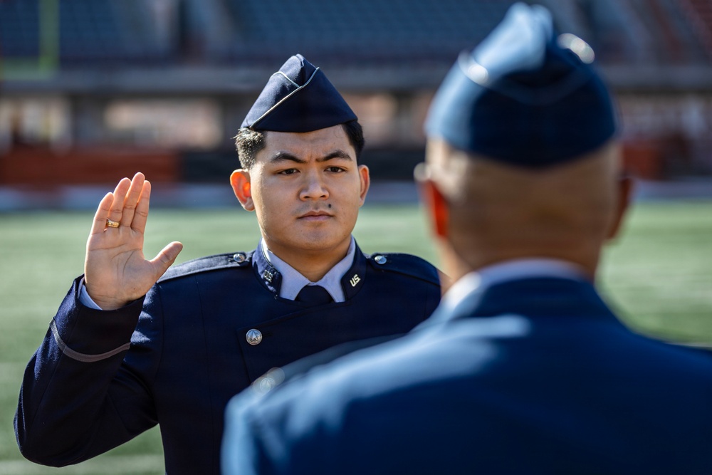 2nd Lt Kimo Martinez commissions to Space Force