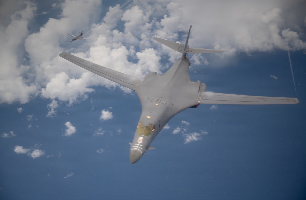 U.S. B-1B Bombers conduct operations in U.S. Southern Command AOR