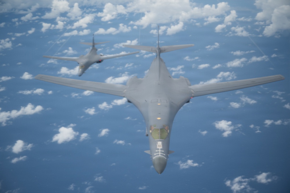 U.S. B-1B Bombers conduct operations in U.S. Southern Command AOR
