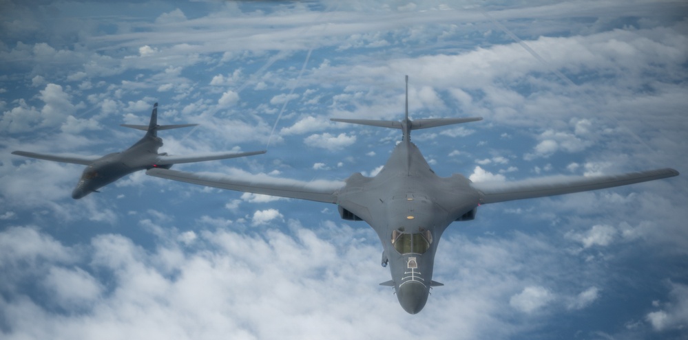 U.S. B-1B Bombers conduct operations in U.S. Southern Command AOR