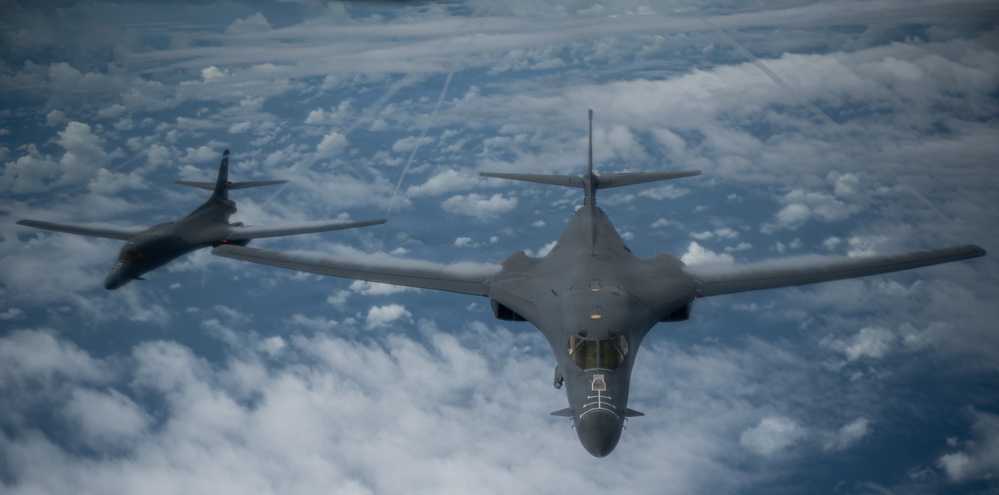 U.S. B-1B Bombers conduct operations in U.S. Southern Command AOR