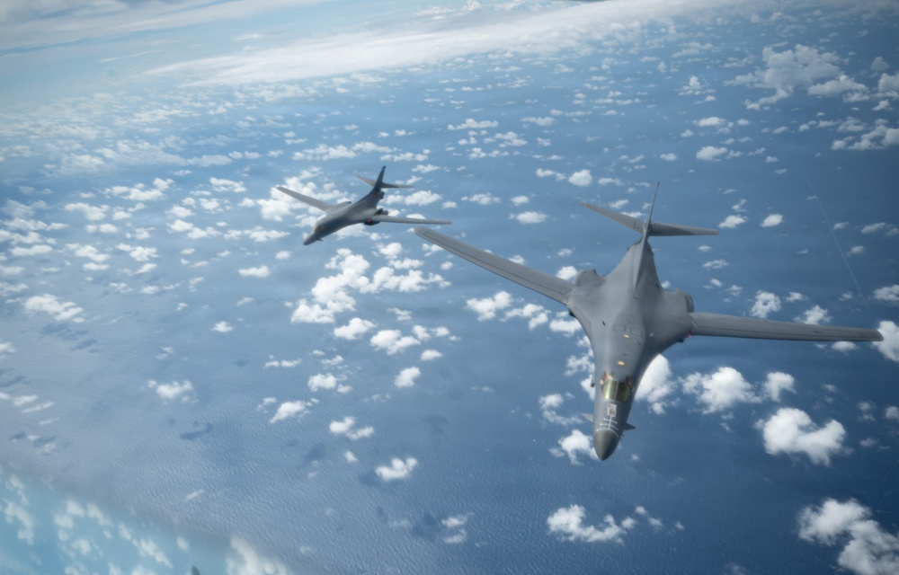 U.S. B-1B Bombers conduct operations in U.S. Southern Command AOR