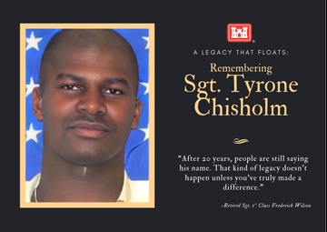 A Legacy that Floats: Remembering Sgt. Tyrone Chisholm