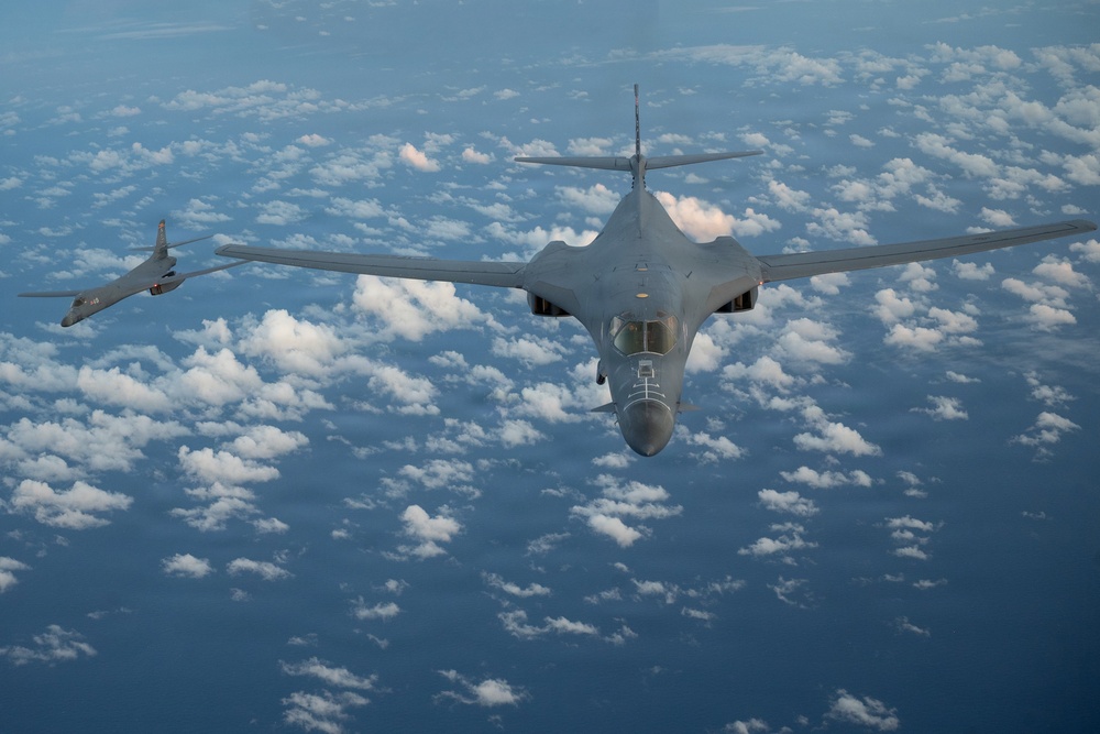 U.S. B-1B Bombers conduct operations in U.S. Southern Command AOR