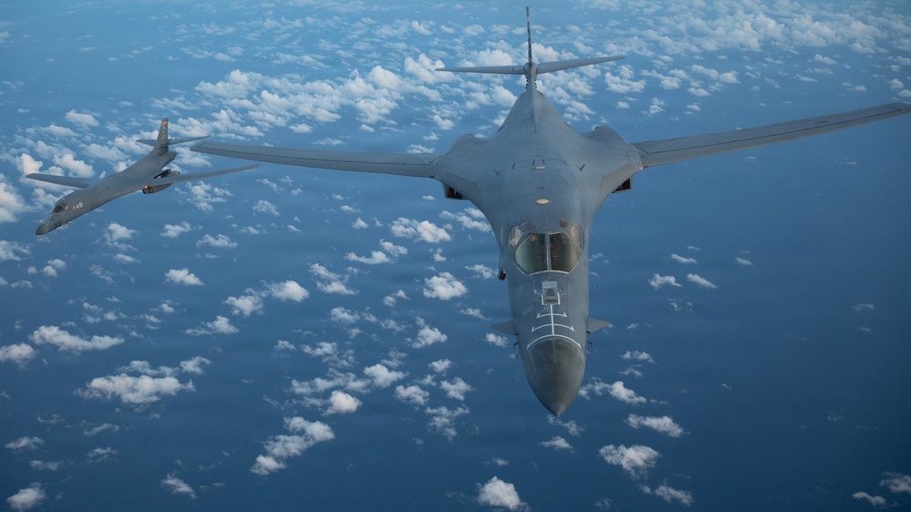 U.S. B-1B Bombers conduct operations in U.S. Southern Command AOR
