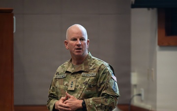 Lt. Gen. Dennis Bythewood holds first S4S all call.