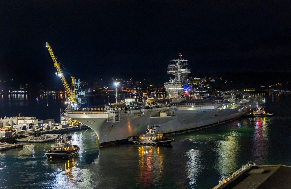 Early morning docking