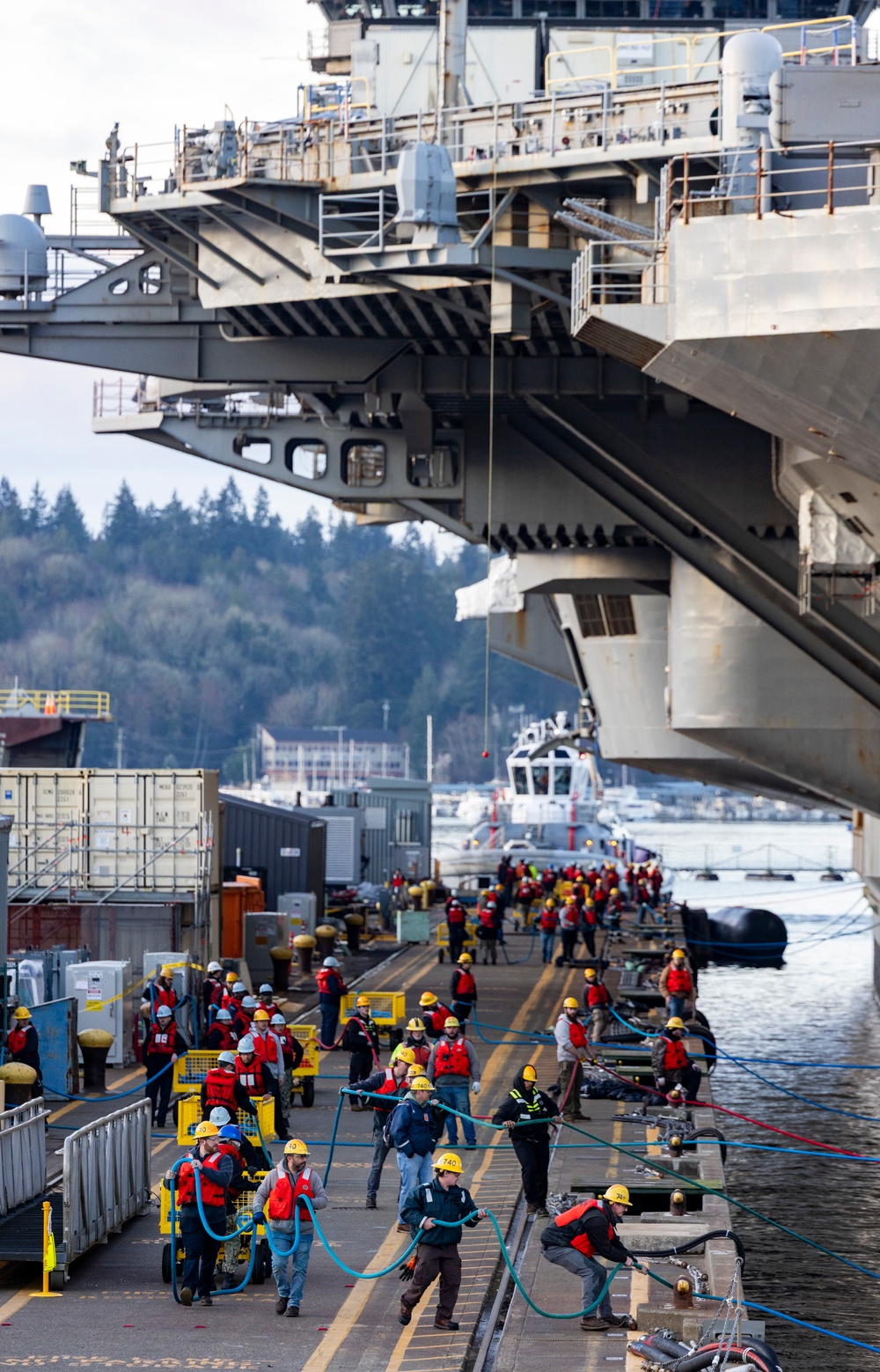 Early morning docking