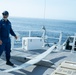 Coast Guard members conduct UAS training aboard cutter