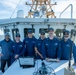 Coast Guard members conduct UAS training aboard cutter