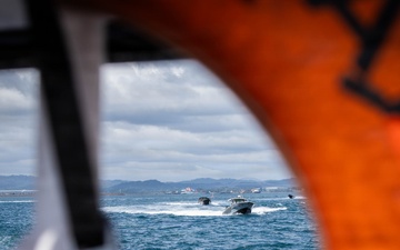 U.S. Coast Guard Cutter Alert Conducts Training Exercise With Panamanian Services