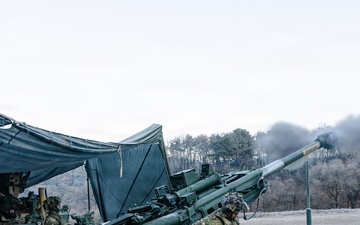 2nd Battalion, 12th Field Artillery Delivers Fire Support During Combined Arms Live-Fire Exercise.