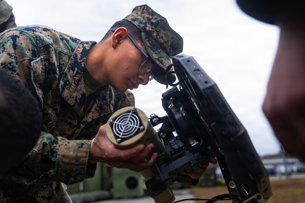 U.S. Marine Corps Satellite Transmissions System Operators Test-Out on Various Satellite Communication Systems