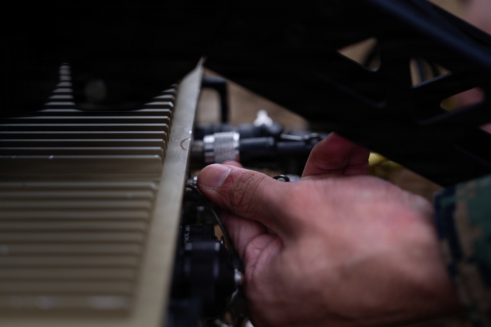 U.S. Marine Corps Satellite Transmissions System Operators Test-Out on Various Satellite Communication Systems