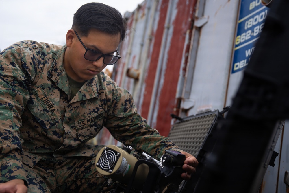 U.S. Marine Corps Satellite Transmissions System Operators Test-Out on Various Satellite Communication Systems