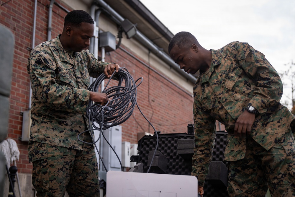 U.S. Marine Corps Satellite Transmissions System Operators Test-Out on Various Satellite Communication Systems