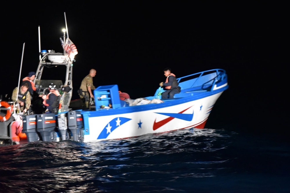 USCGC Active conducts counternarcotic operations in the Eastern Pacific Ocean
