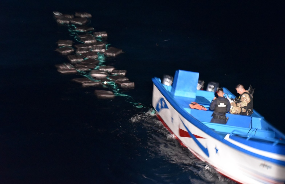 USCGC Active conducts counternarcotic operations in the Eastern Pacific Ocean