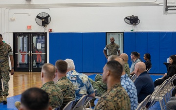 Camp Blaz holds a townhall with military leaders of Guam