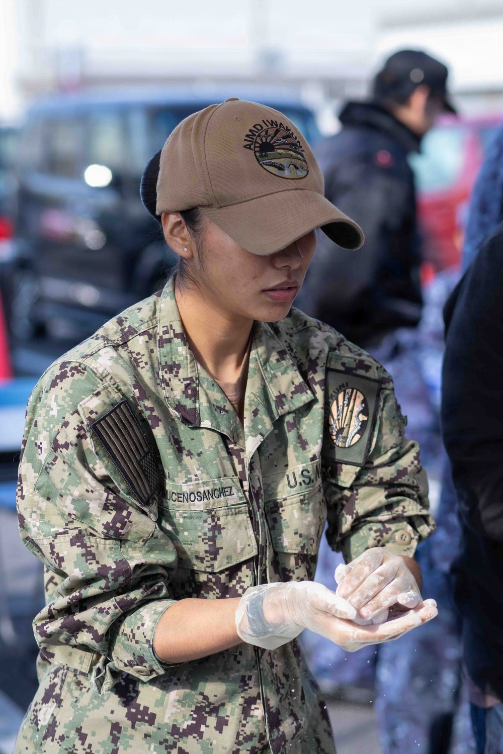 Fleet Air Wing 31 hosts a traditional Mochitsuki event