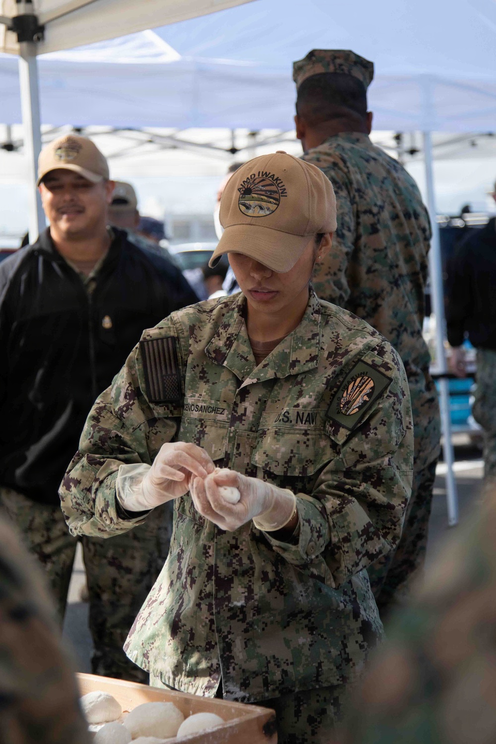 Fleet Air Wing 31 hosts a traditional Mochitsuki event