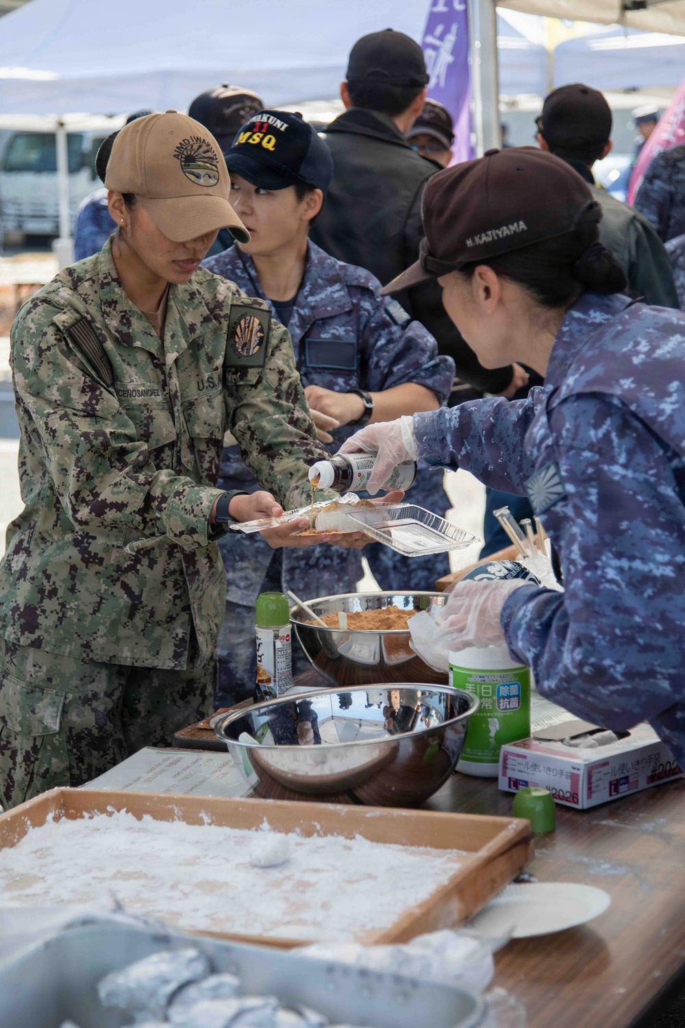 Fleet Air Wing 31 hosts a traditional Mochitsuki event