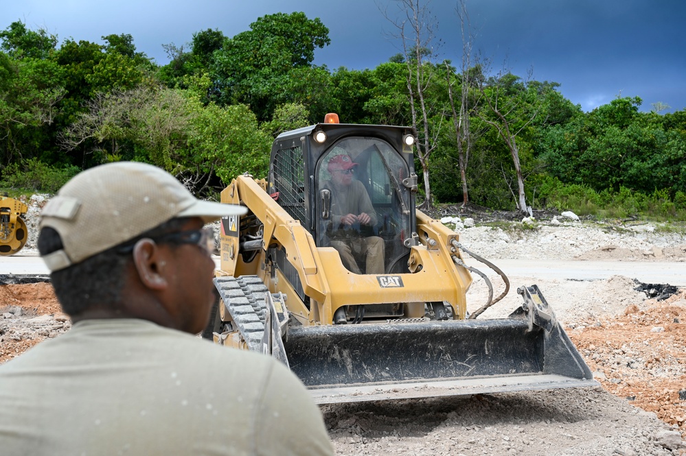 Joint efforts complete 50-foot crater repair