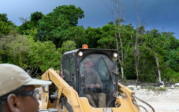 Joint efforts complete 50-foot crater repair