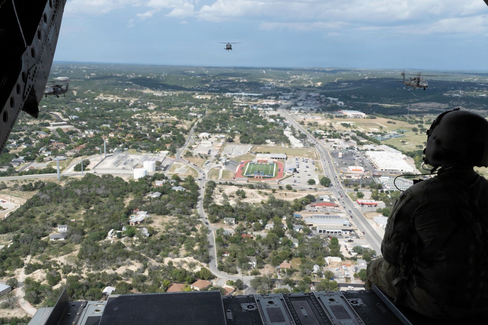 Flyover in Kerrville