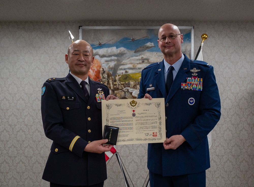 Yokota Airmen receive Japan Defense Cooperation Medal