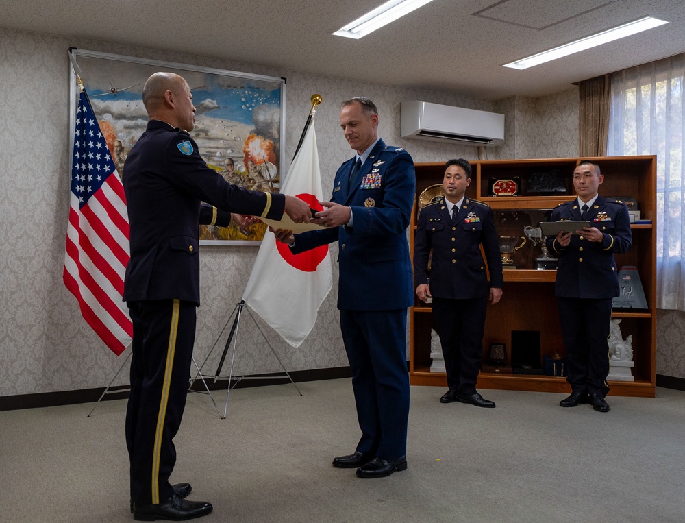 Yokota Airmen receive Japan Defense Cooperation Medal