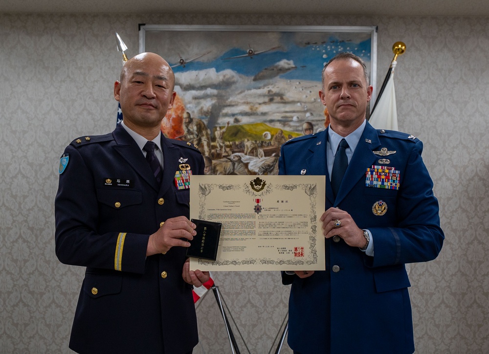 Yokota Airmen receive Japan Defense Cooperation Medal